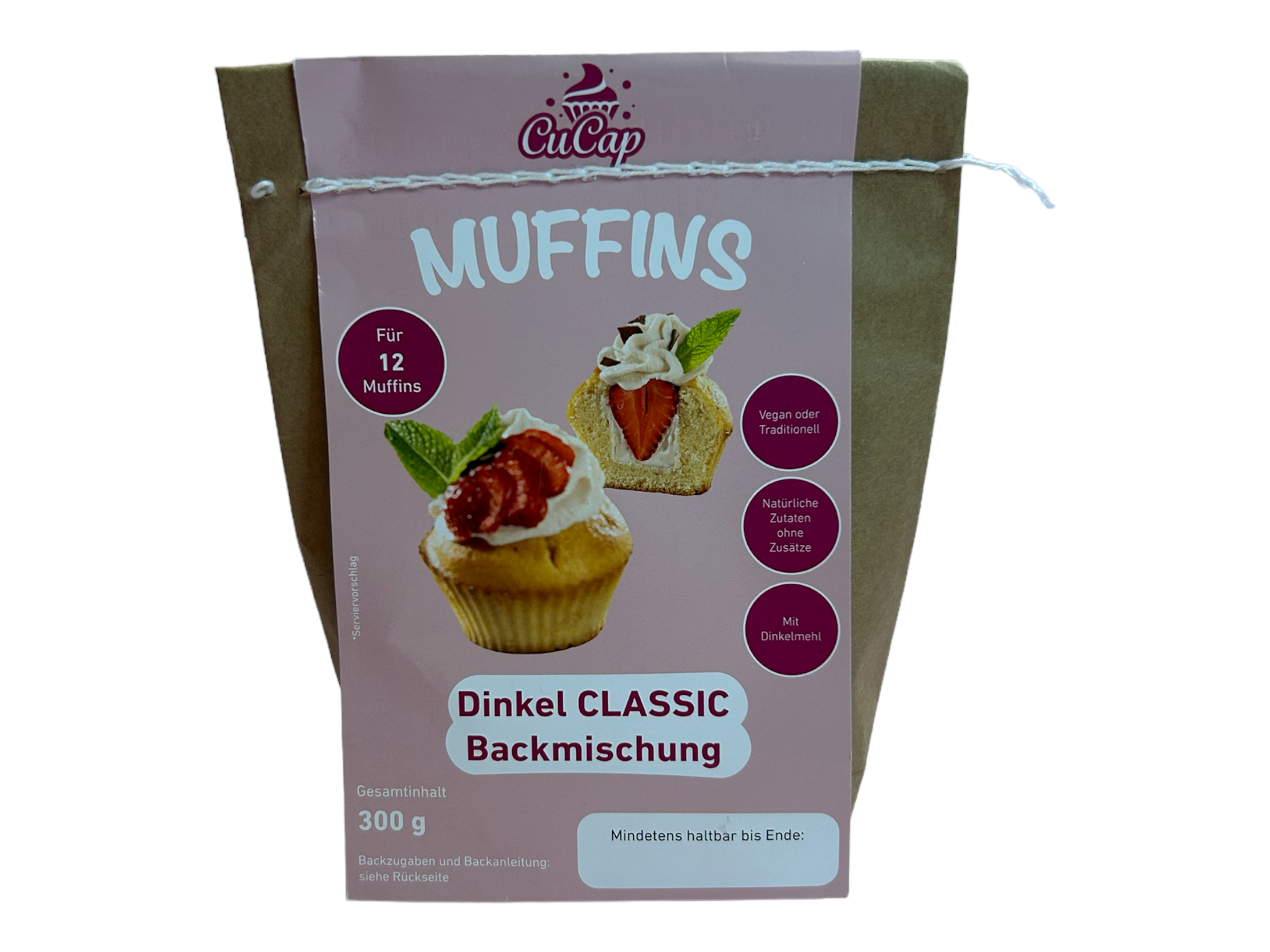Muffin Backmischung aus Dinkelmehl - ohne Zusatz und Konservierungsstoffe