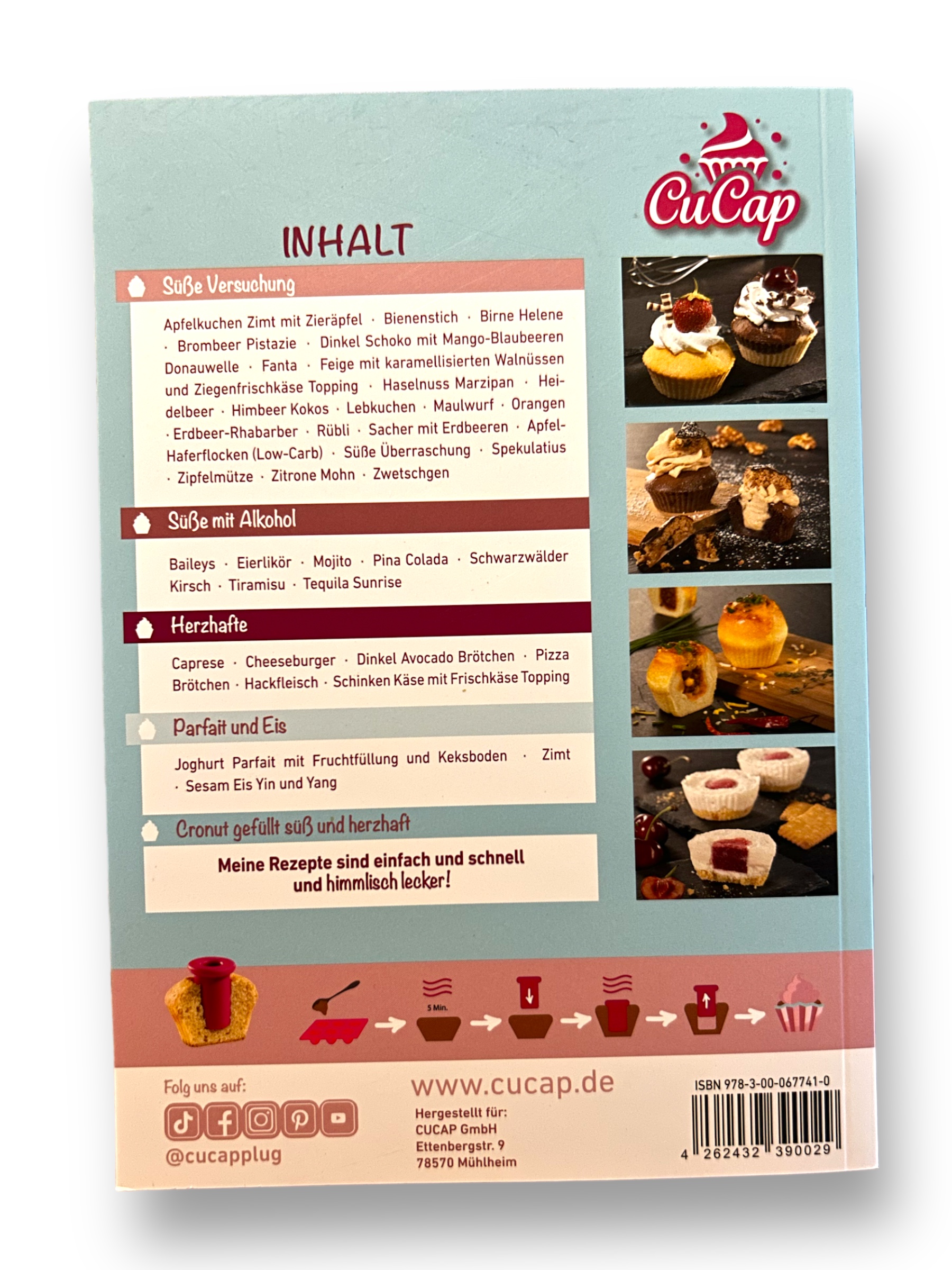 NEUAUFLAGE Backbuch "Cupcakes, Muffins & Eiscreme"